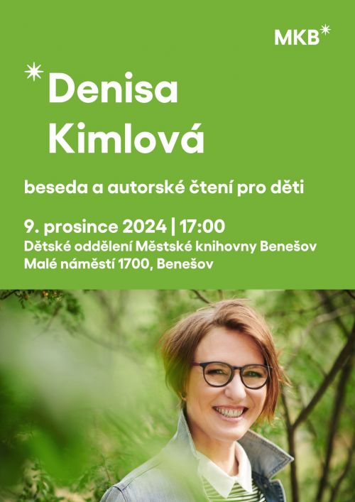 Spisovatelka Denisa Kimlová