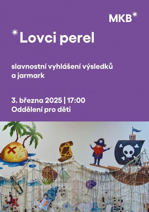 Lovci perel vyhlášení výsledků a jarmark